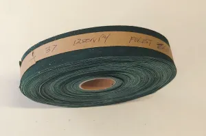 1- 1/4" Flat, Pig Suede Stripping, in Forest Green (3 YDS) 1250NP4 trim tape; edge binding; leather tape