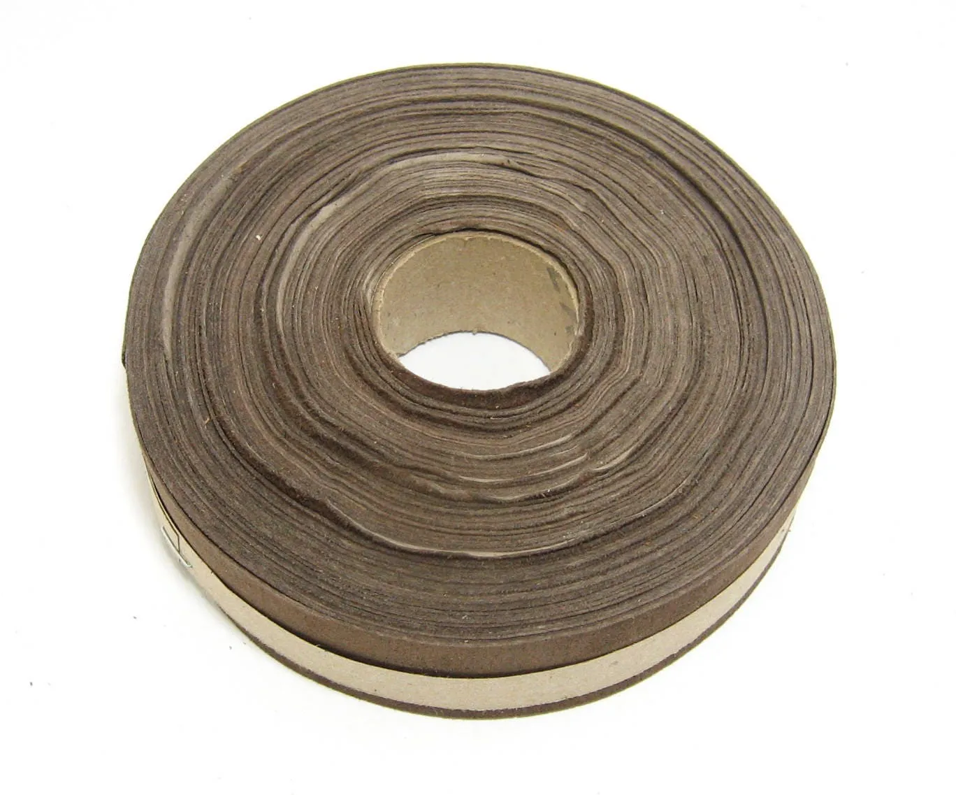 1- 1/4" Flat, Pig Suede Stripping, in Noisette/brown/beige/nut (3 YDS) 1250NP5 trim tape; edge binding; leather tape