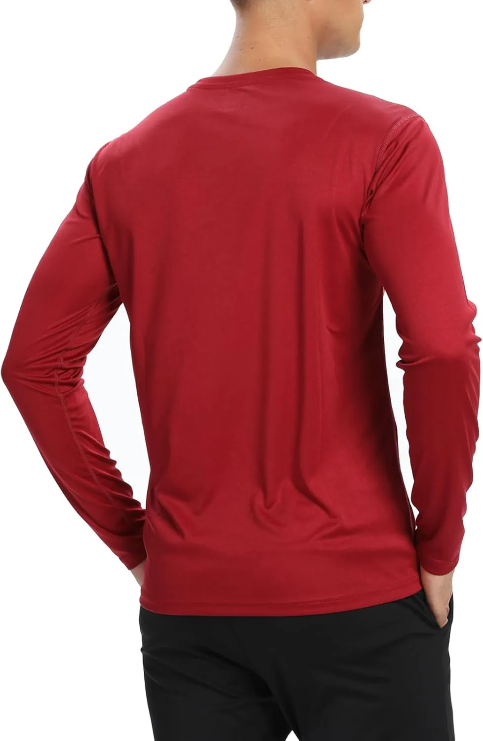 1/3 /6 Pack Men’s Long Sleeve T Shirts,Running Sun Protection UPF 50  Shirts Quick-Dry Lightweight Workout T-Shirts