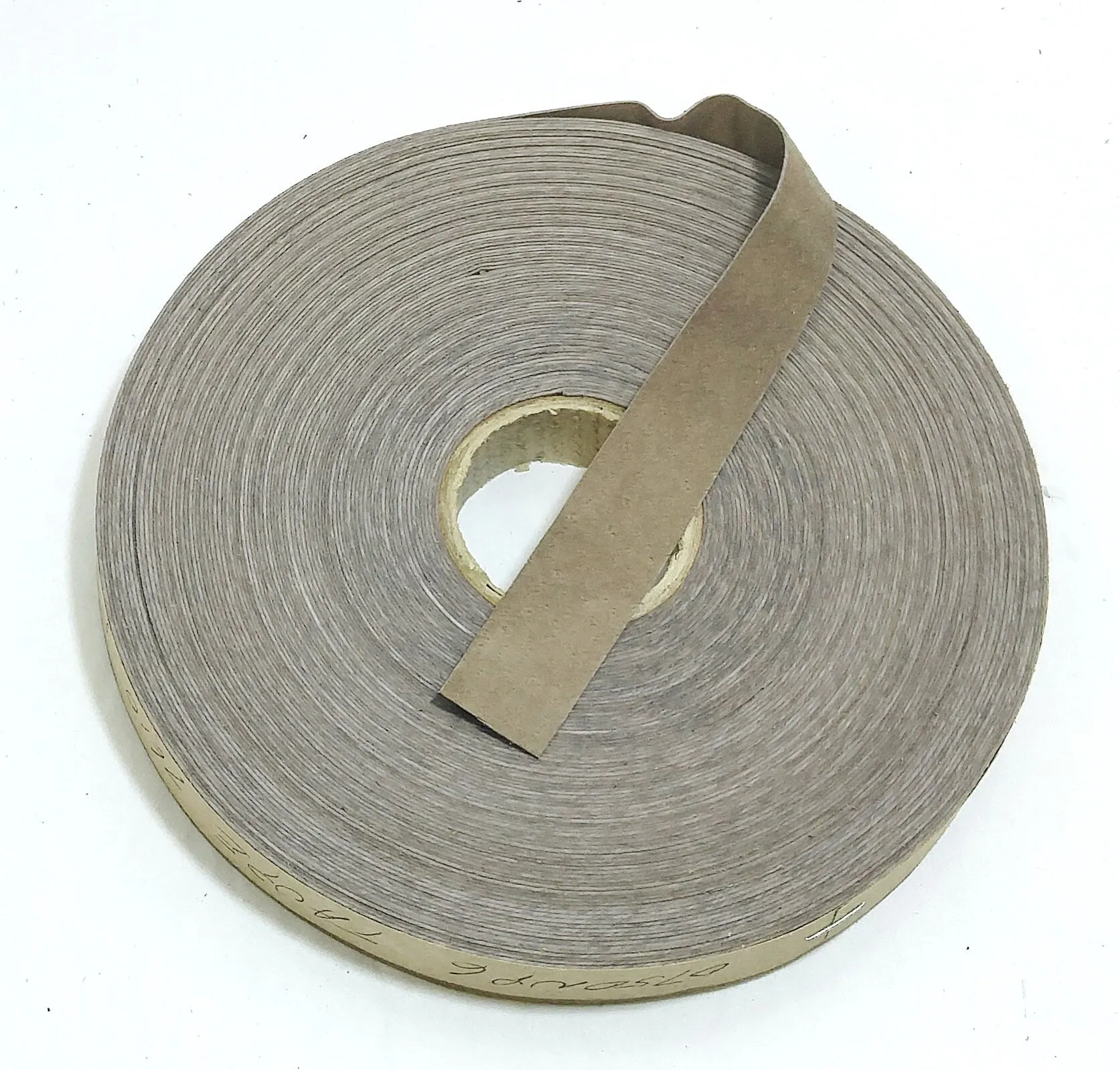 3/4" Flat, Pig Suede Stripping, in Taupe (3 yards) 0750NP6  trim tape; edge binding; leather tape