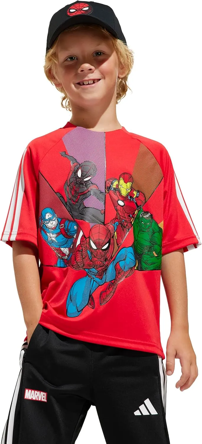adidas Boys' Marvel Spider-Man T-Shirt