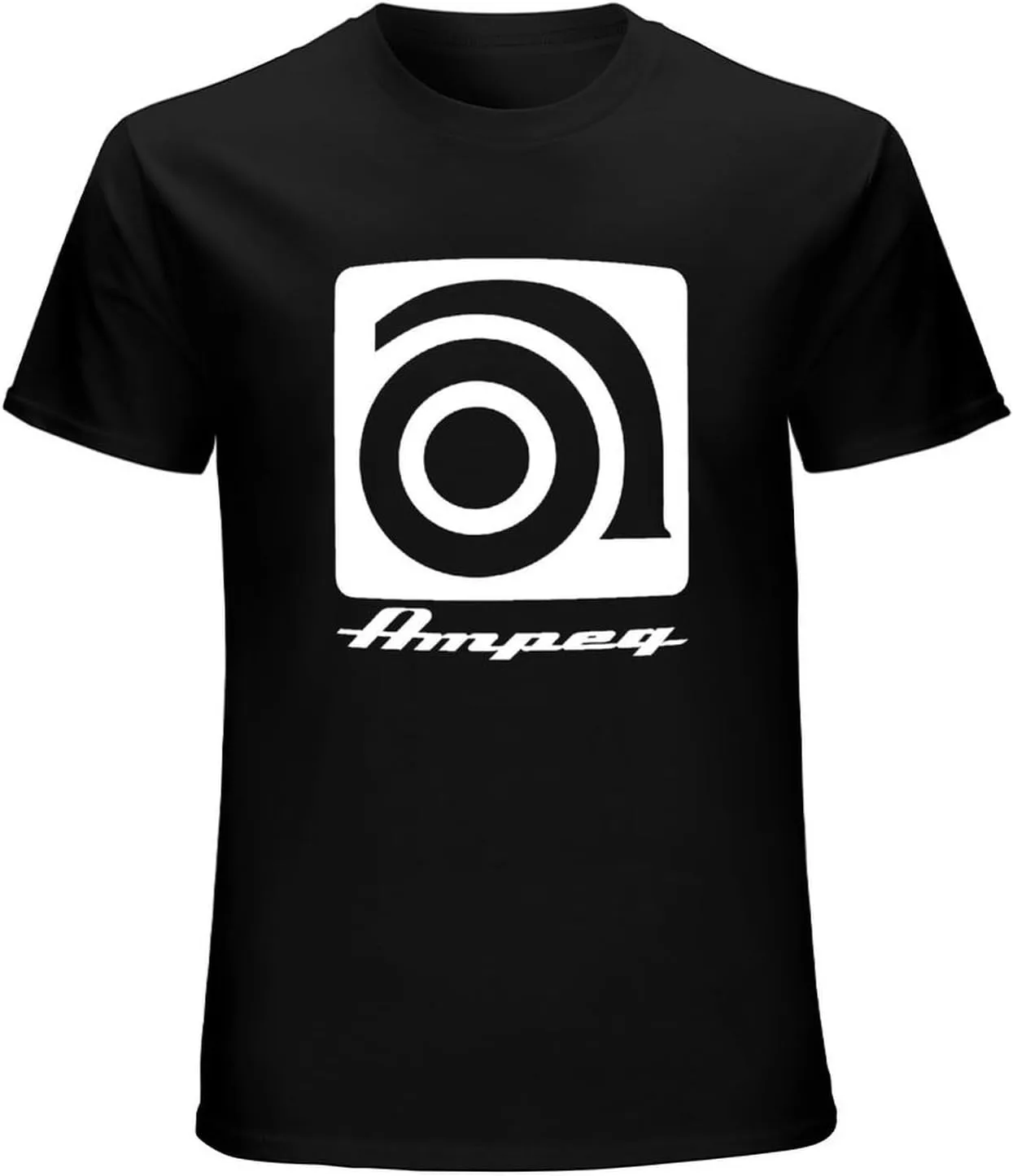 Ampeg Amp Men's Tee Fashion T-Shirt Graphic Unisex Top Shirt Black