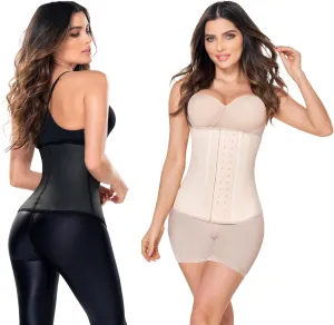 Ann Chery 2021 Latex Waist Trainer for Women | Colombian 3-Hook Waist Cincher | Body Shaper 2-Pack Set for Daily & Sport Use