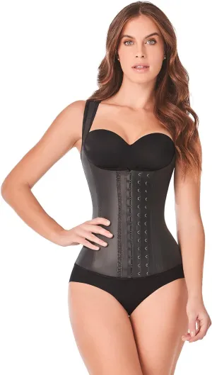 Ann Chery 2027 Corset Waist Trainer for Women | Colombian Waist Cincher with Adjustable Straps | 3 Hook Latex Body Shaper