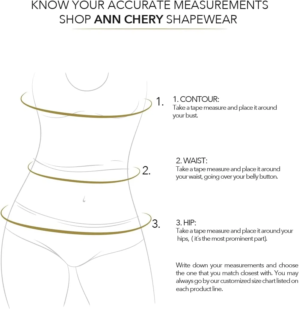 Ann Chery 2027 Corset Waist Trainer for Women | Colombian Waist Cincher with Adjustable Straps | 3 Hook Latex Body Shaper