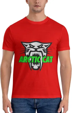 Arctic Cat Cotton Trend Round Neck T-Shirt Men's T-Shirt