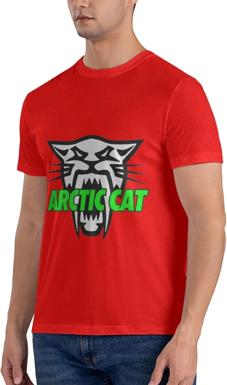 Arctic Cat Cotton Trend Round Neck T-Shirt Men's T-Shirt
