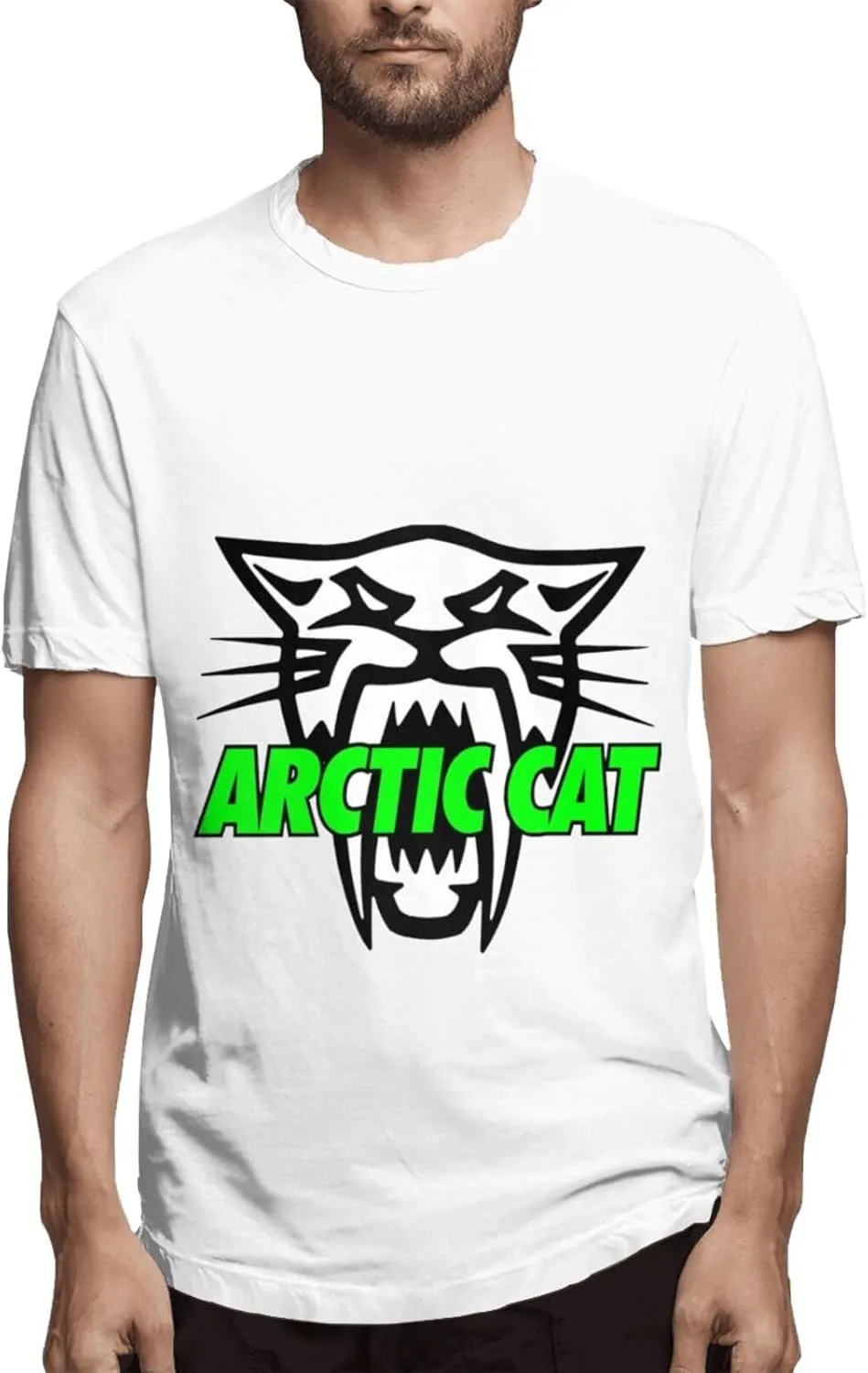 Arctic Cat Cotton Trend Round Neck T-Shirt Men's T-Shirt