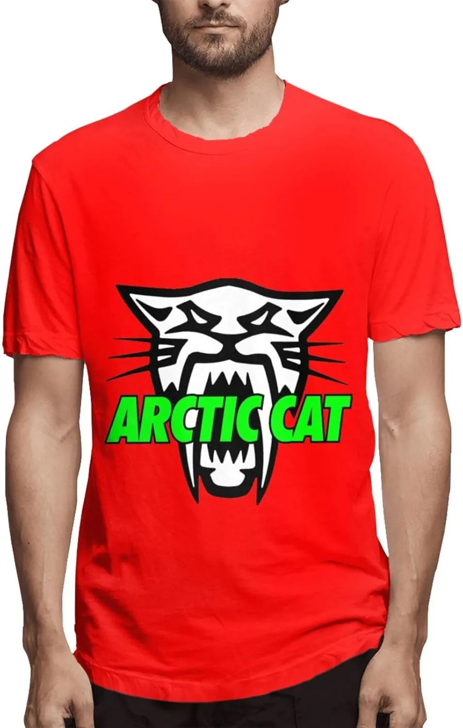Arctic Cat Cotton Trend Round Neck T-Shirt Men's T-Shirt