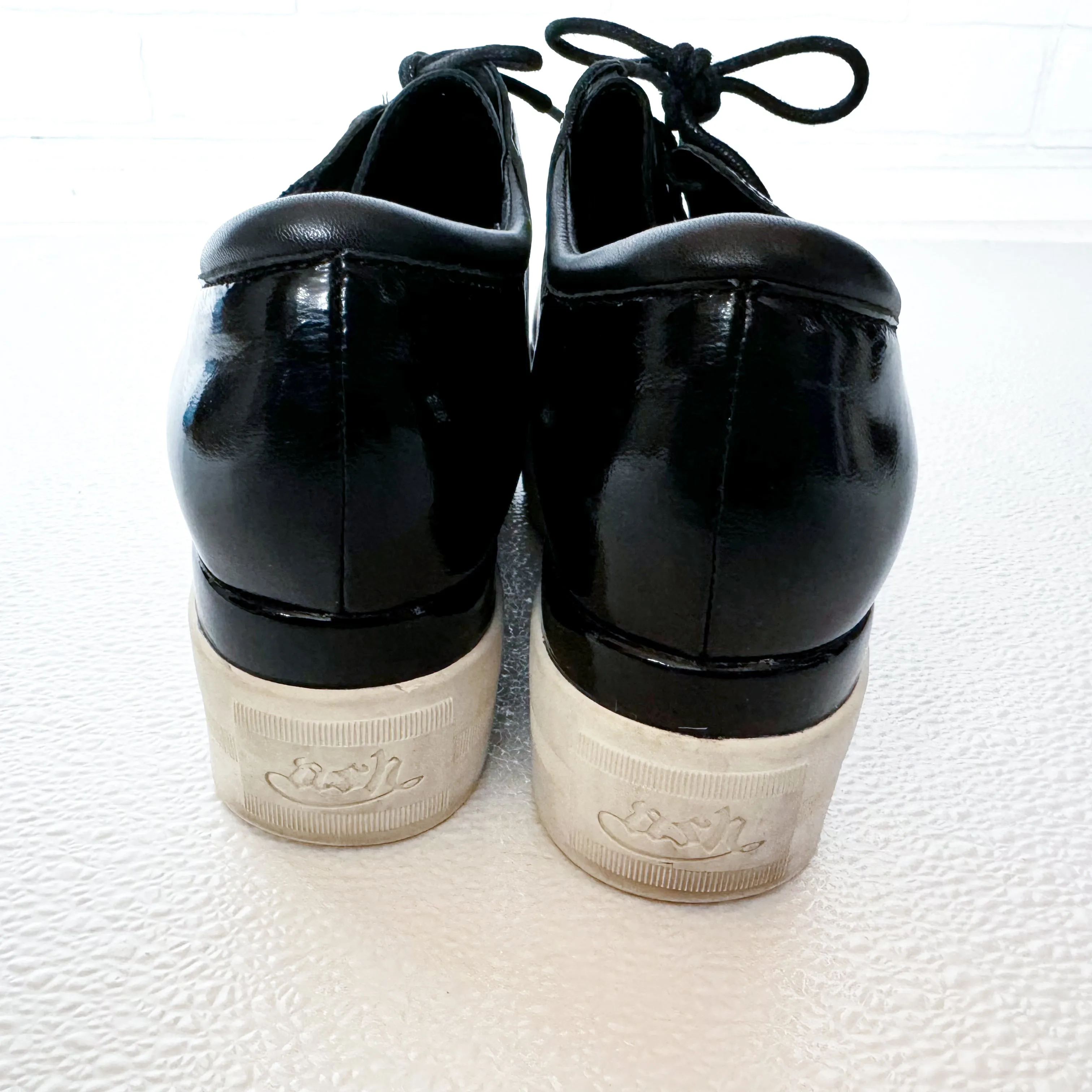 Ash Brand Platform Oxford Lace Up Shoes