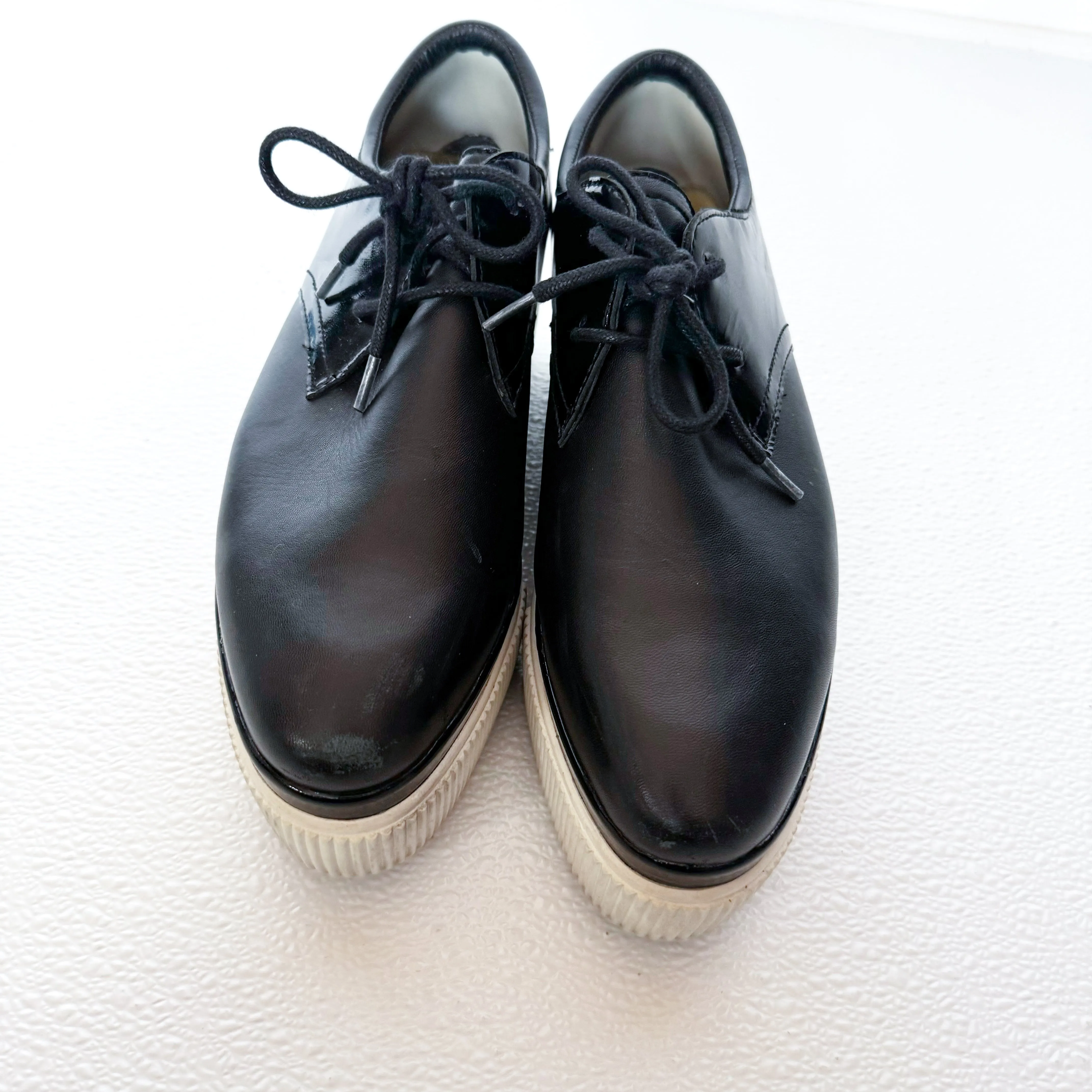 Ash Brand Platform Oxford Lace Up Shoes