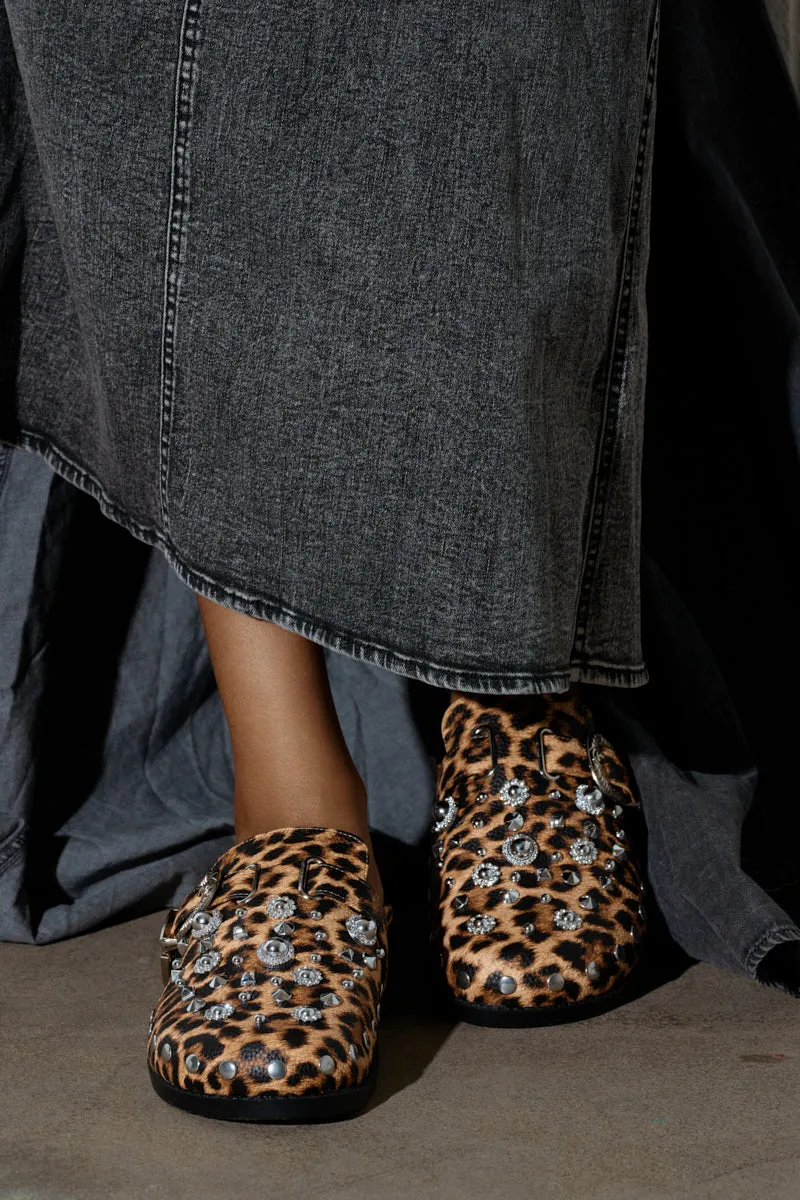 AZALEA WANG MAUDLIN LEOPARD CLOG