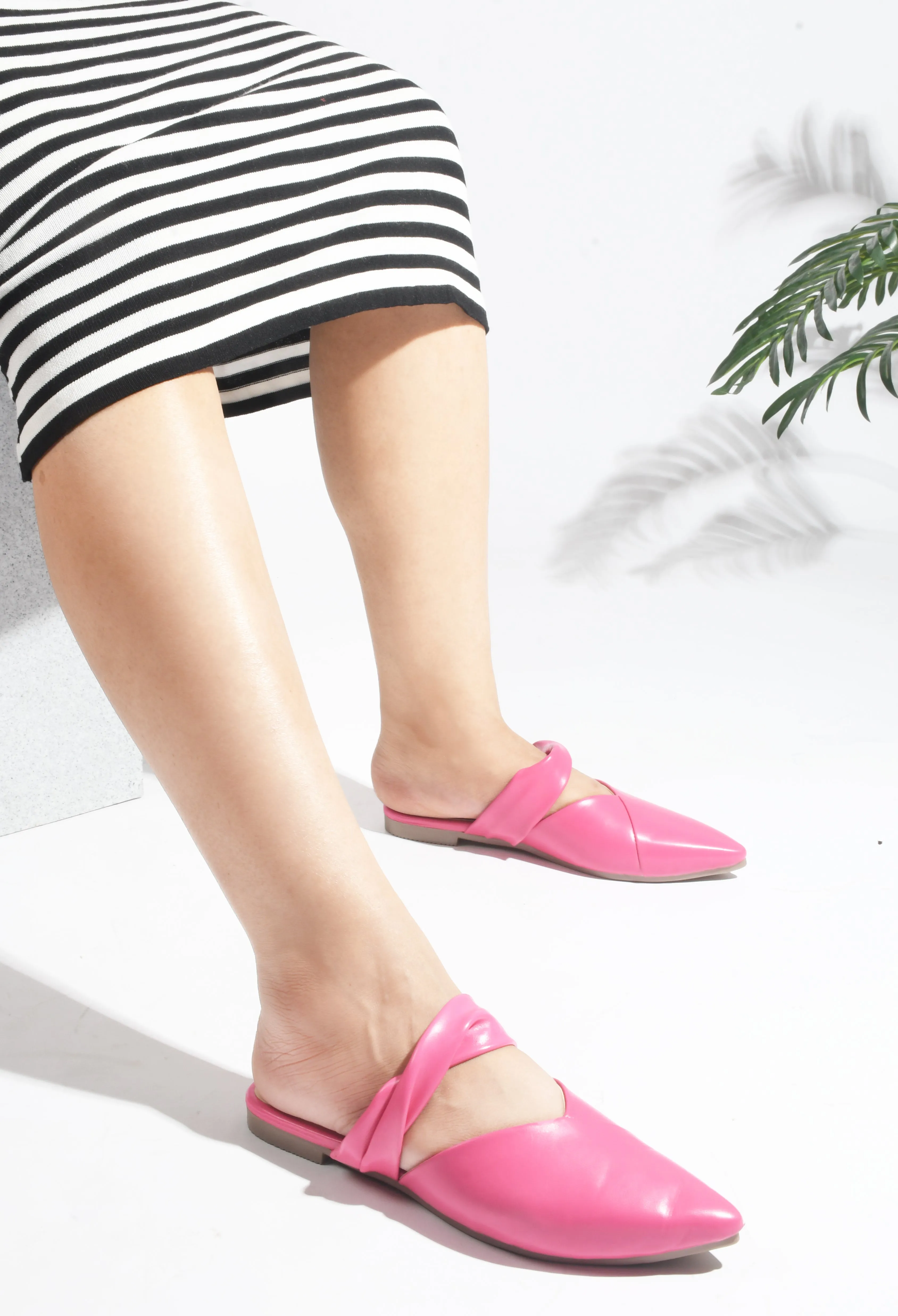 Backopen Strapped Bellie Flat Sandal