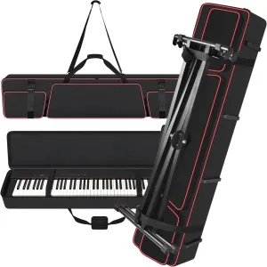 [Bag Only] Piano keyboard Case Compatible with Yamaha P71/P45P/143B 88 Key Weighted Slim Digital Pianos, Travel Carrying Holder for Electric Mechanical Keyboard Stand Performing Outdoors Home Practice