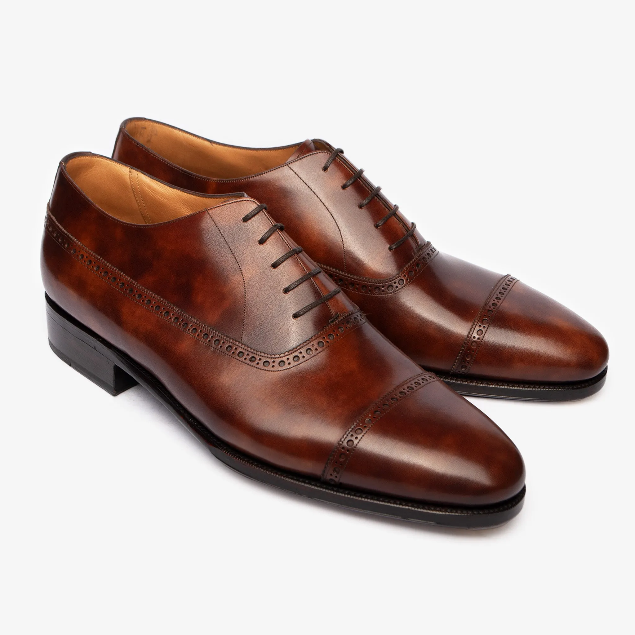 Balmoral Oxford - Brown Museum Calf - Zip Last