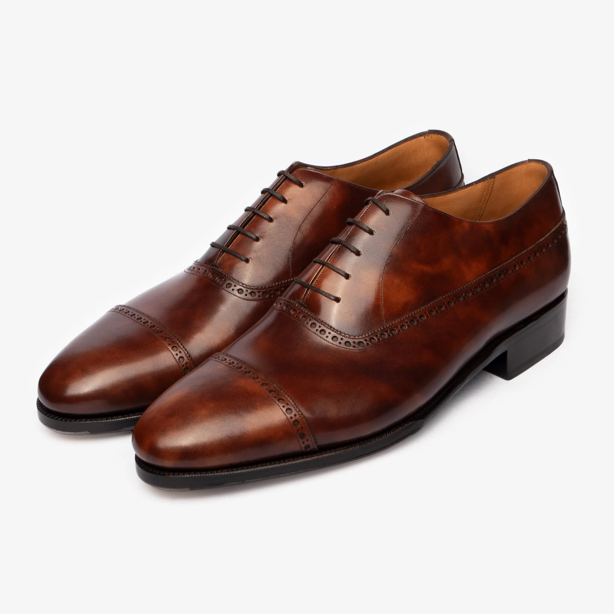 Balmoral Oxford - Brown Museum Calf - Zip Last
