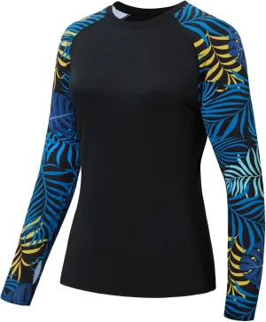 BASSDASH Women’s UPF 50  UV Sun Protection T-Shirt Long Sleeve Fishing Hiking Performance Shirts