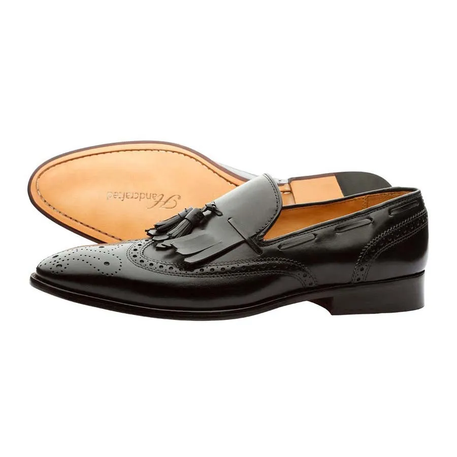 Black Kiltie Tassel Loafer