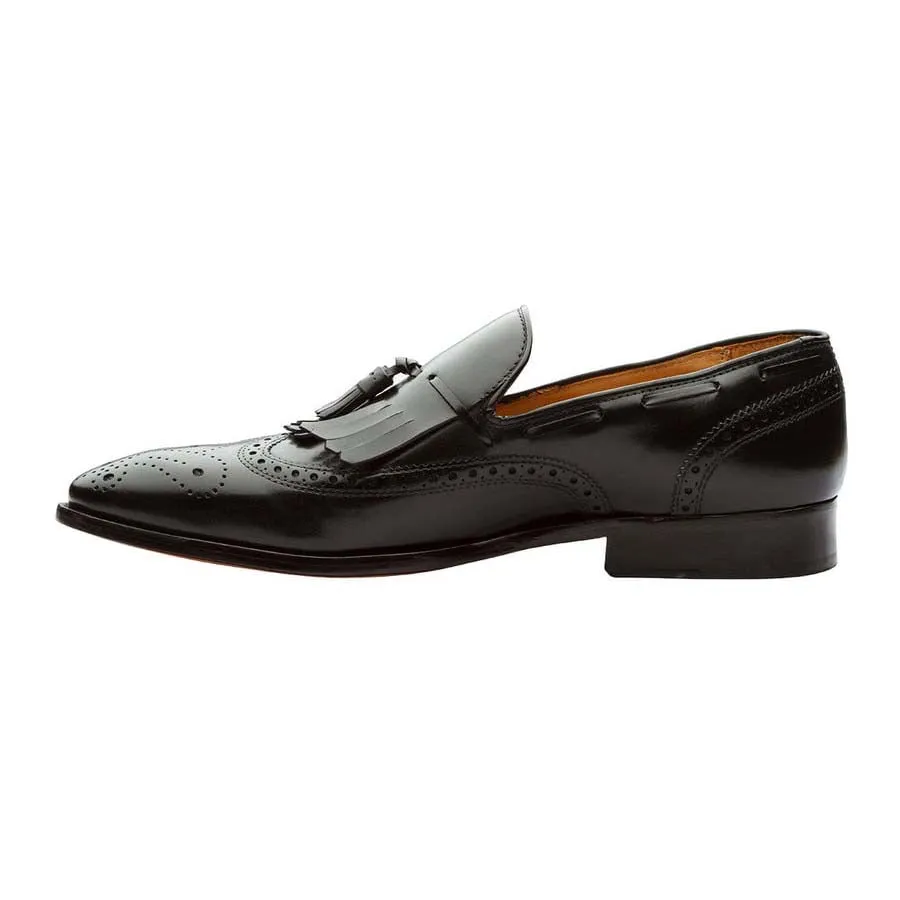 Black Kiltie Tassel Loafer