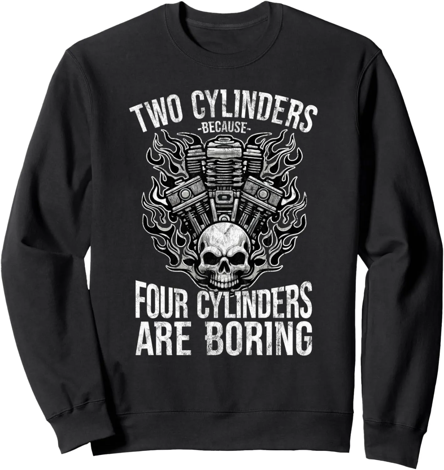 Boxer Rider Motorcyclist Boxer Engine Two Cylinder Motorbike Sweatshirt