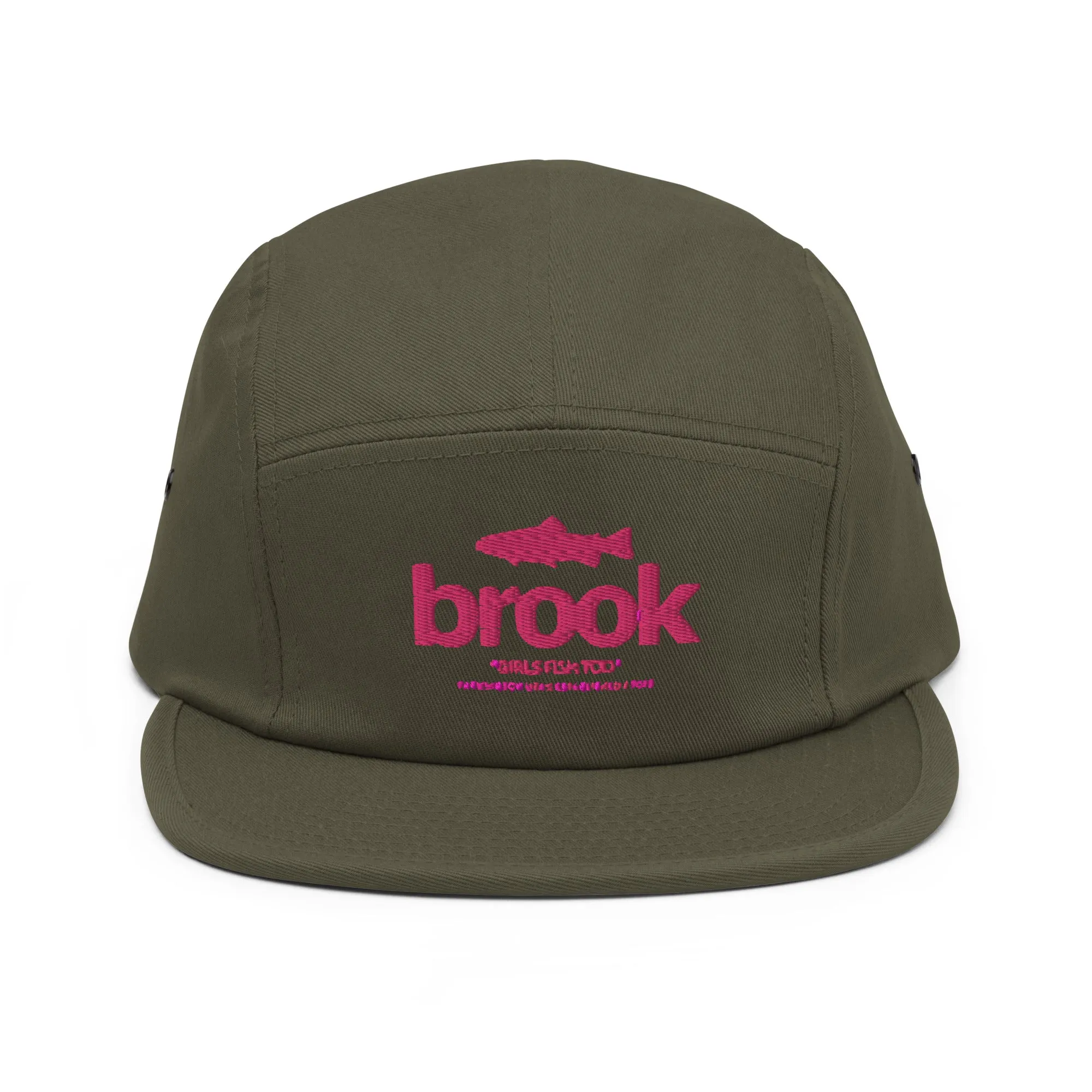 Brook Camo Flat Brim Hat