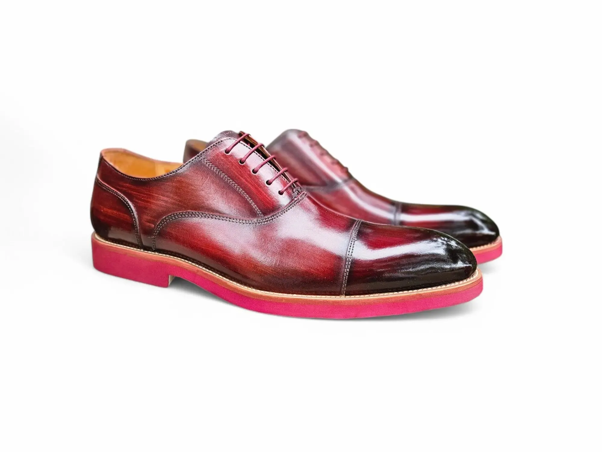 Burnished Cap Toe Oxford