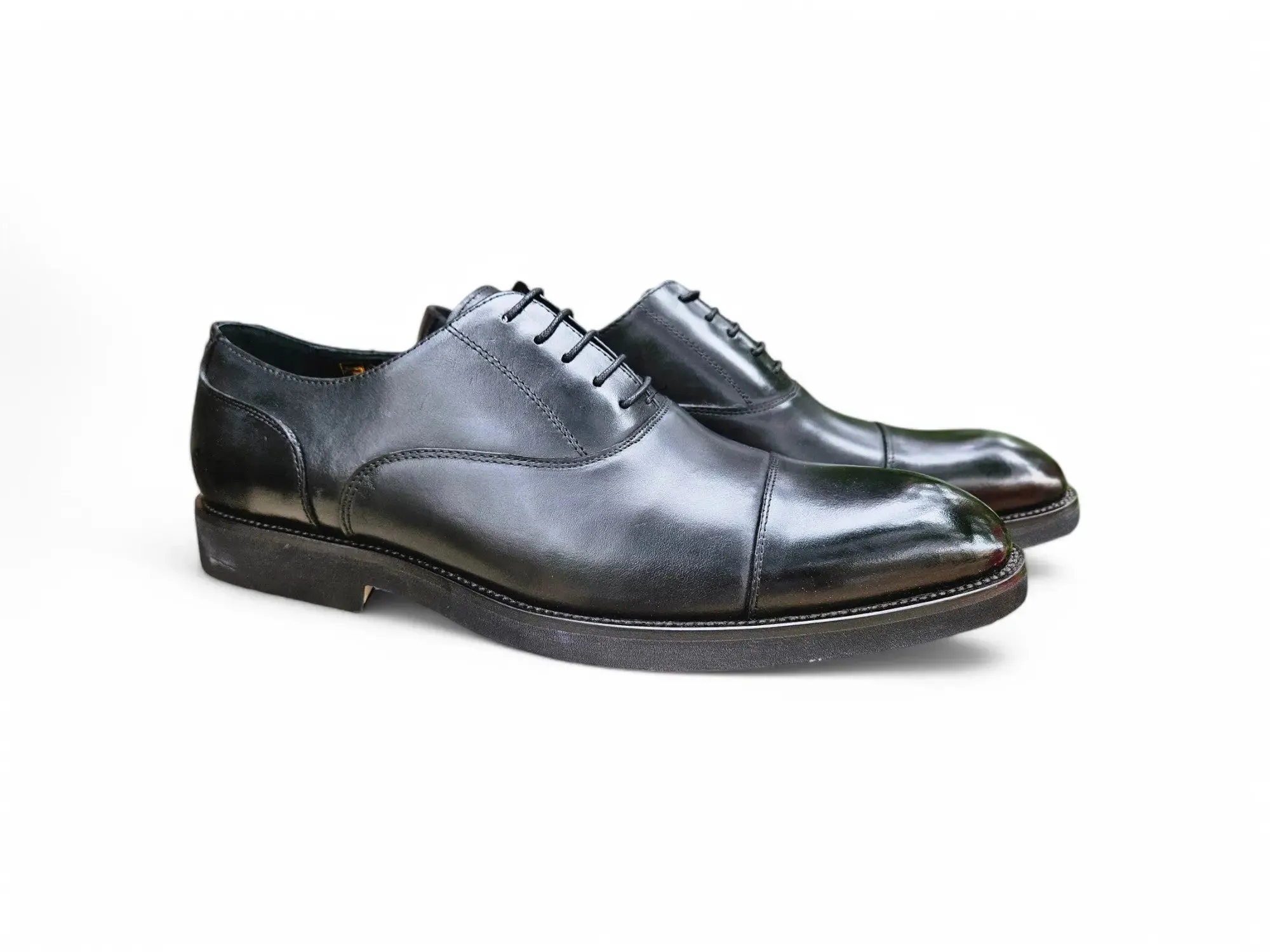 Burnished Cap Toe Oxford