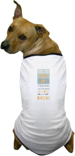 CafePress Teenie Weenie Dog T Shirt Dog T-Shirt, Pet Clothing, Funny Dog Costume