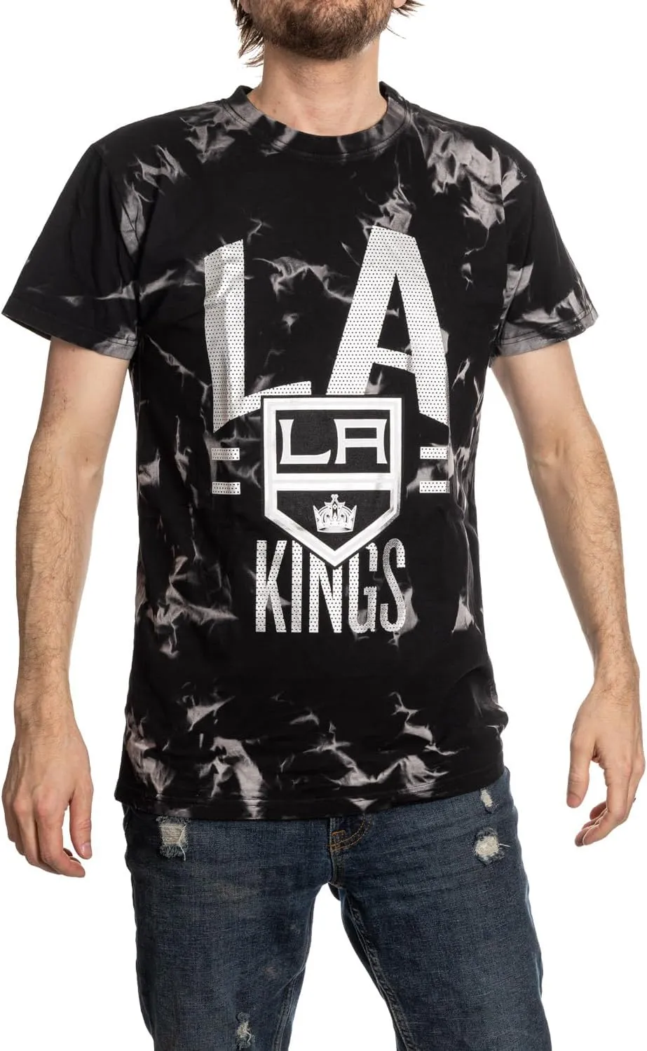 Calhoun Surf & Skate NHL Mens Crystal Tie Dye Short Sleeve T-Shirt - The Sunset Collection