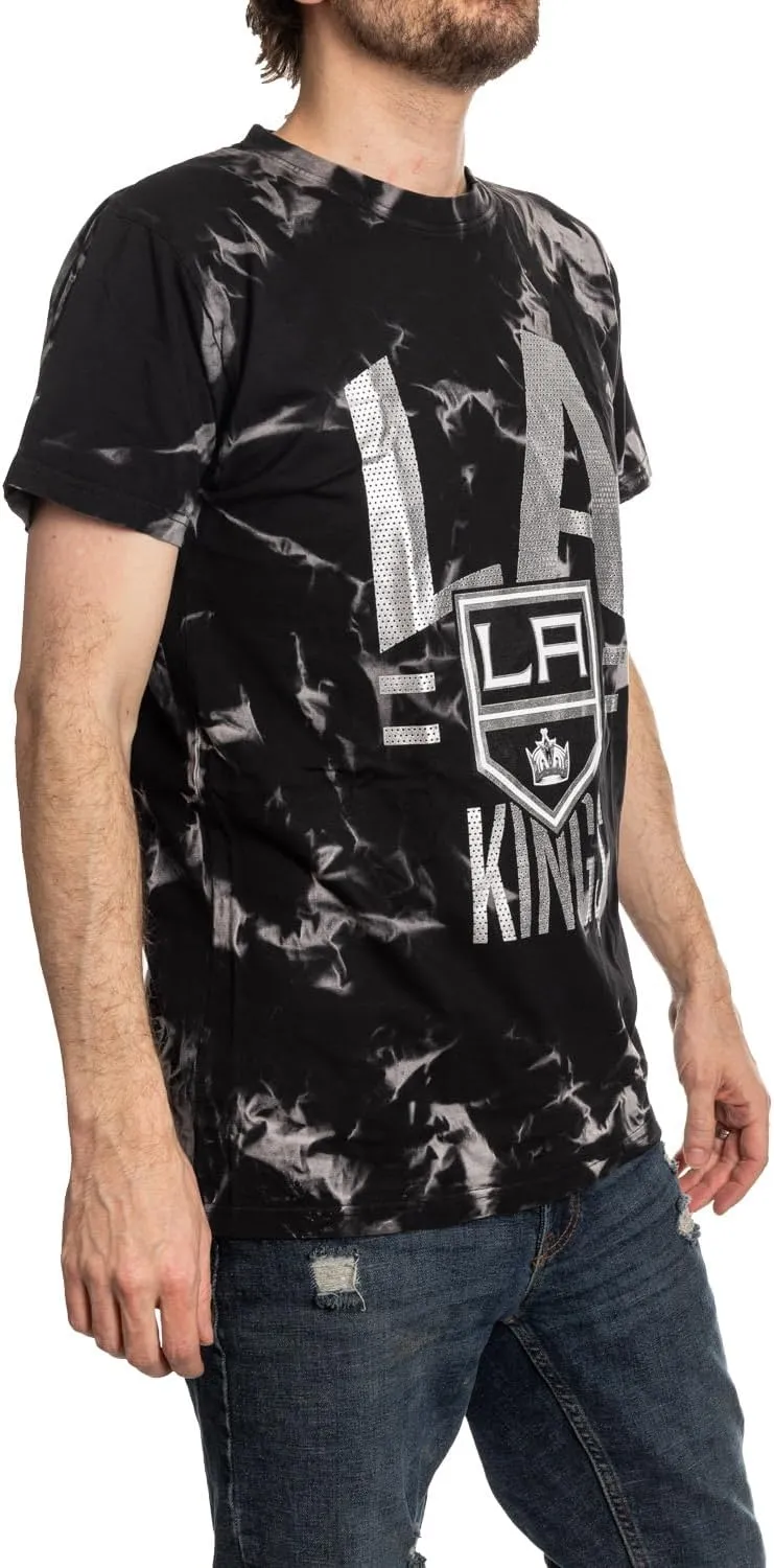 Calhoun Surf & Skate NHL Mens Crystal Tie Dye Short Sleeve T-Shirt - The Sunset Collection