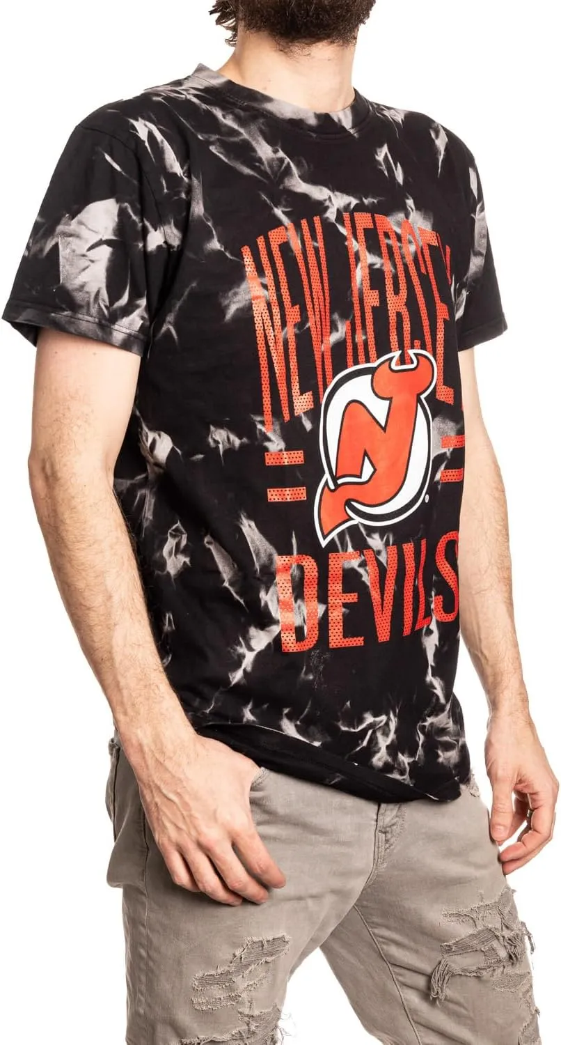 Calhoun Surf & Skate NHL Mens Crystal Tie Dye Short Sleeve T-Shirt - The Sunset Collection
