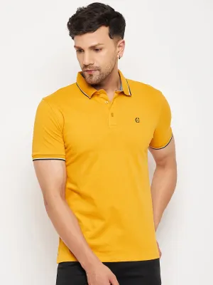 Camla Mustard T- Shirt For Men