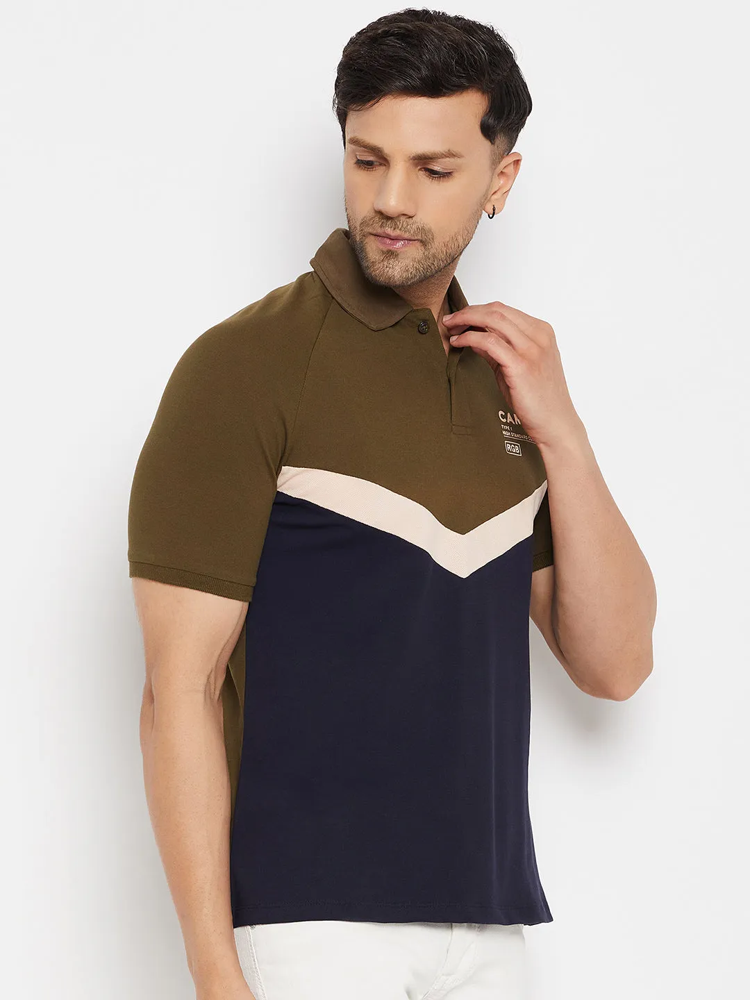 Camla Olive T- Shirt For Men