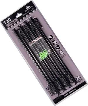 camping moon Carbon Steel S45C Tent Stake for Hard Ground T-30-8P