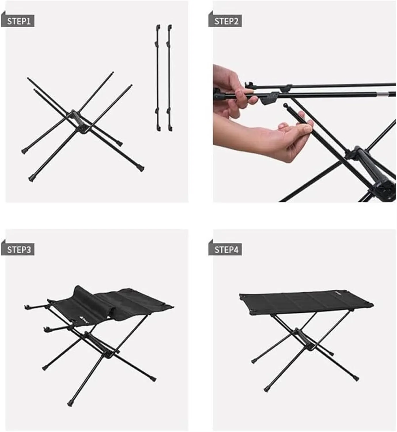 Camping Table Folding Table Outdoor Table Lightweight Folding Table Aluminum Parallel Car Self-Driving Tour Multifunctional Table Folding Camping Table, 60*40*39.5cm, Grün