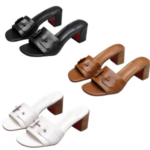 CL Mid Heel Mules Sheepskin 251553