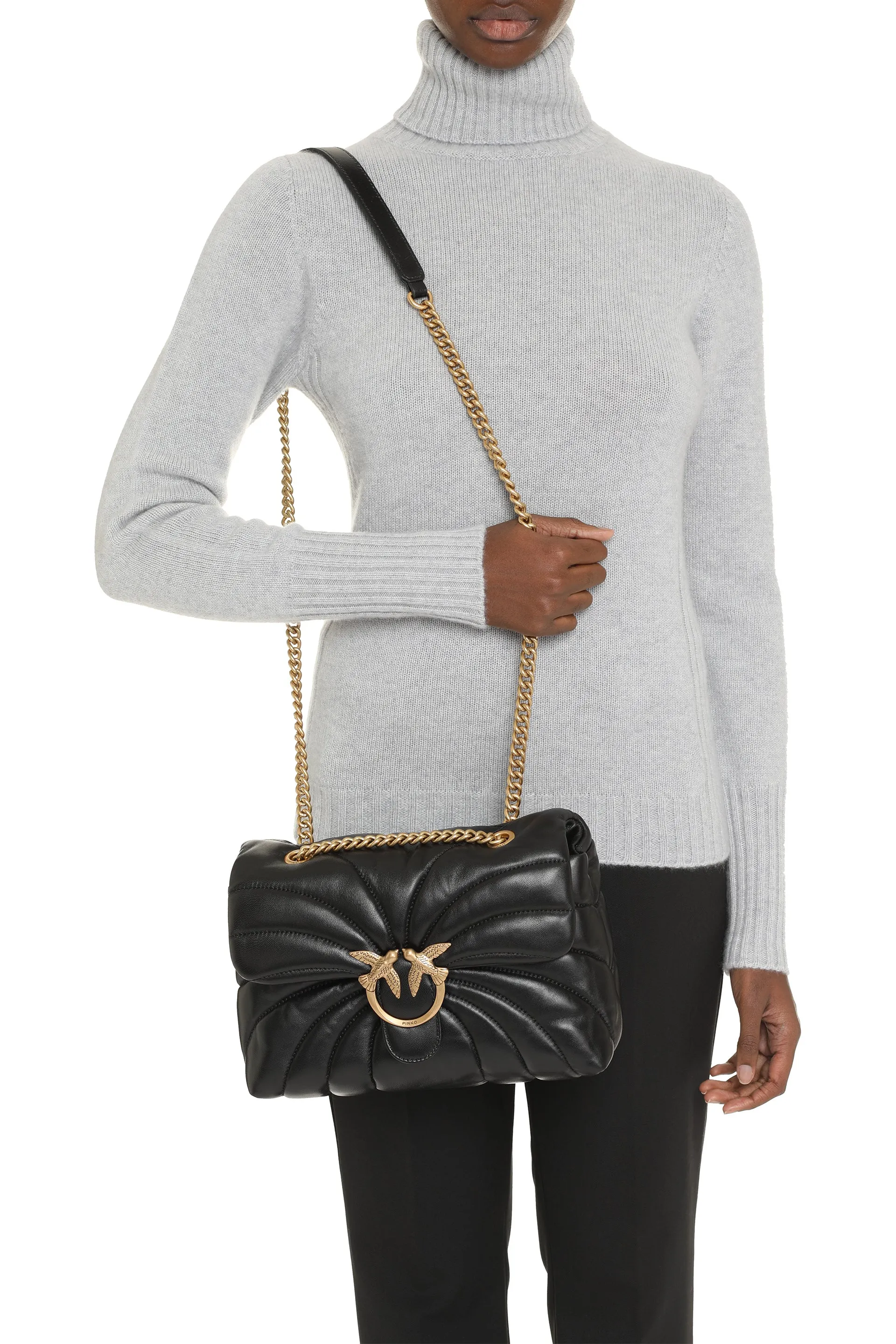Classic Love Bag Puff leather crossbody bag