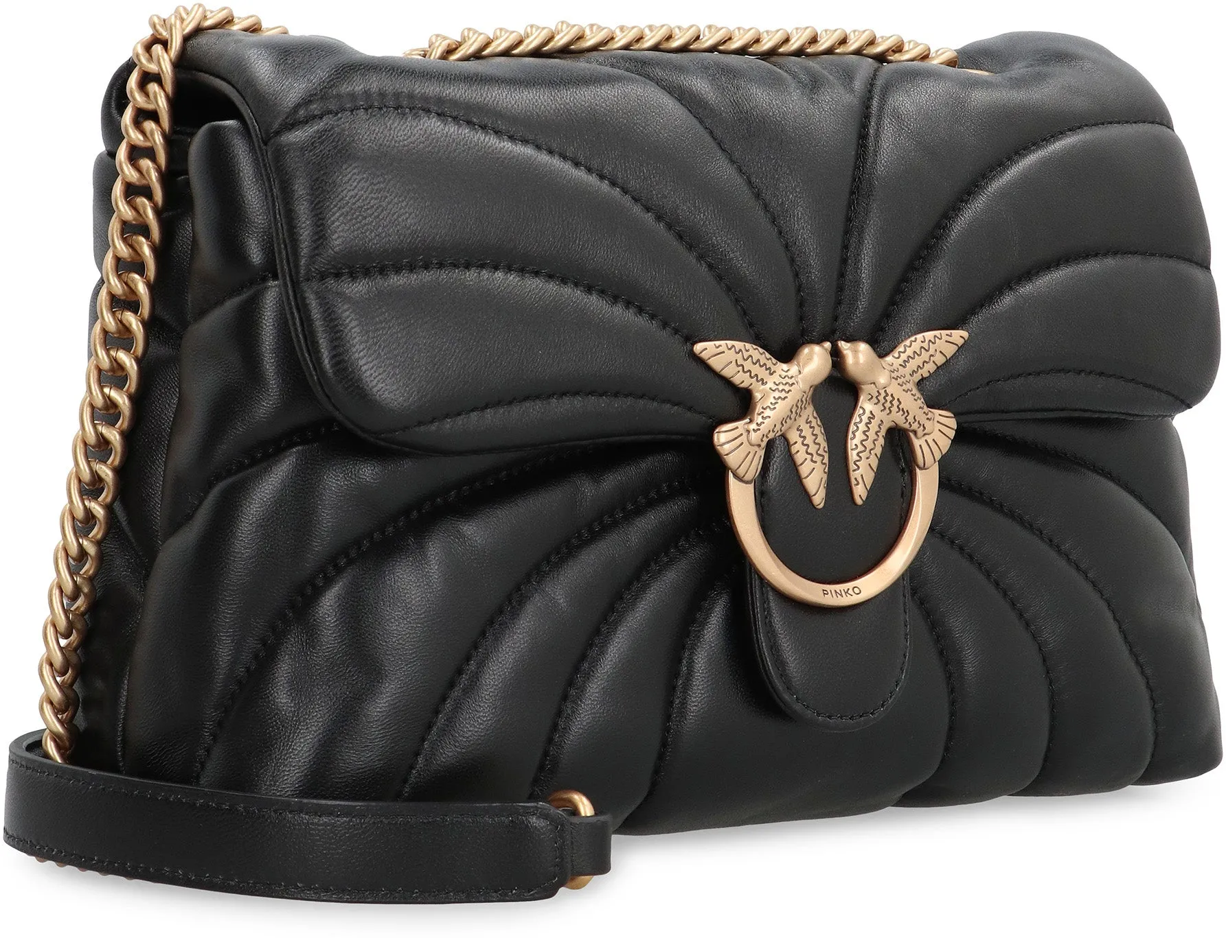 Classic Love Bag Puff leather crossbody bag