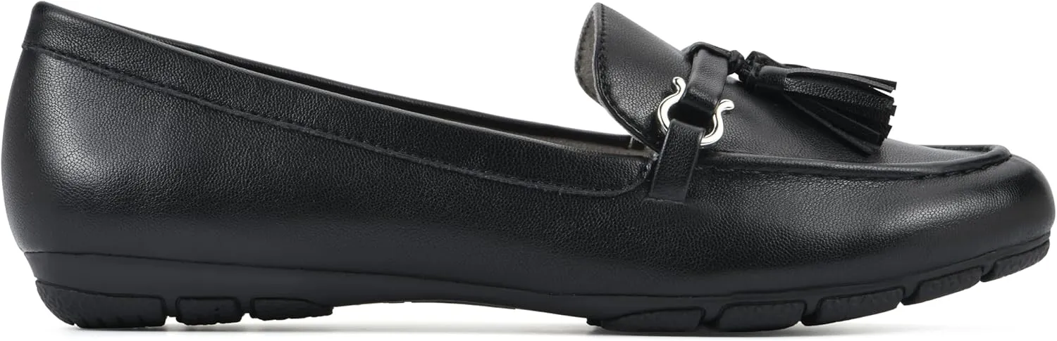 CLIFFS BY WHITE MOUNTAIN Women's Gush Cushioned Driving Moccasin Loafer Flat