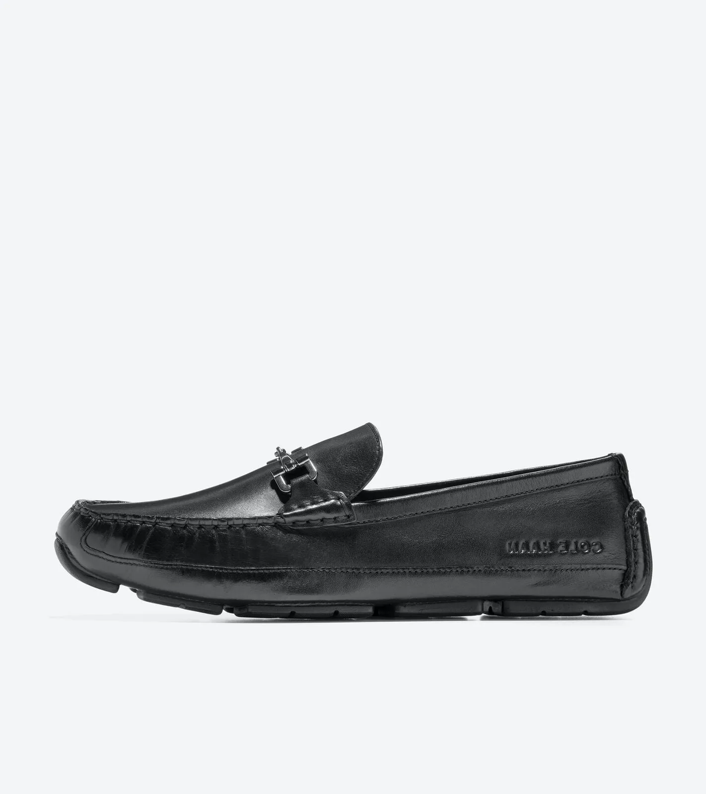 Cole Haan Men's Wyatt Bit Driver Black Leather C35783