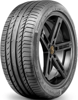 Continental ContiSportContact 5 Summer Radial Tire - 225/40R19 93Y