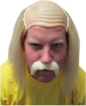 Costume Agent Adult Unisex Hulk Hogan Hulkamania Pro Wrestler Manic Halloween Wig