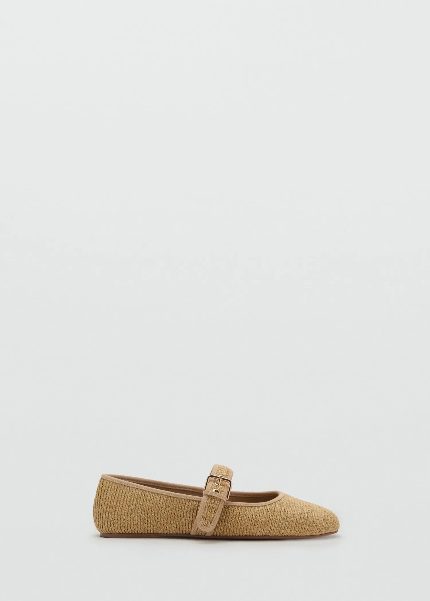 Cotton shoes with buckle strap