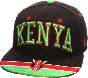 Country Flag Adjustable Soccer Superstar Snapback Cap - Flat Bill Baseball Hat