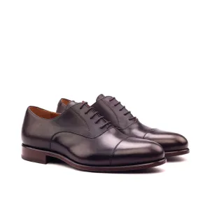 DapperFam Rafael in Dark Brown Men's Italian Leather Oxford