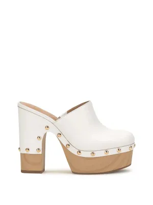 Dasally Platform Mule in Sherpa Plaid