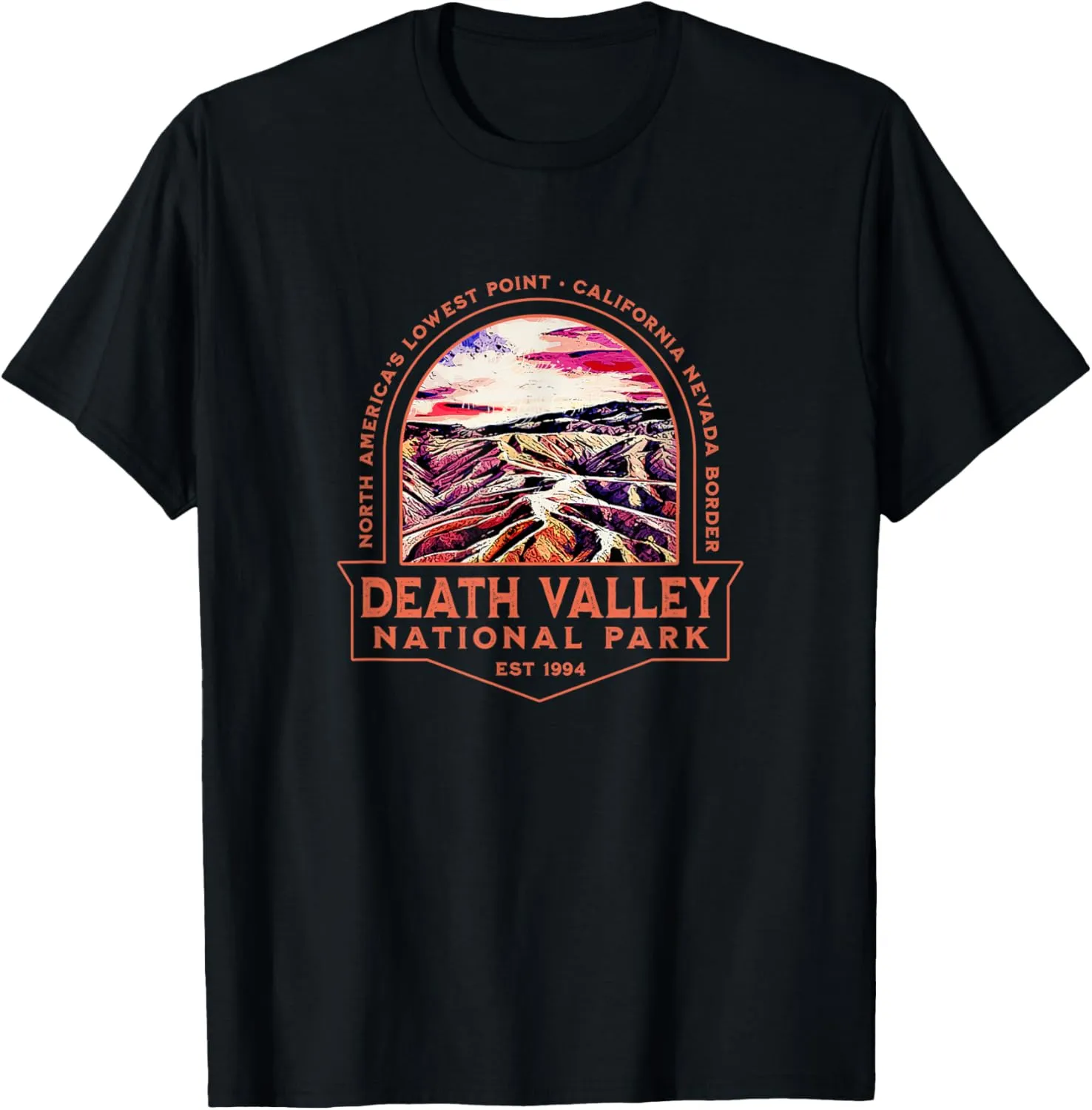 Death Valley National Park Hiking Camping Biking Souvenir T-Shirt