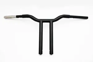 Dominator Industries MXT16FLAT 1.25" MX-T Bar, 16", Flat Black Compatible With 1996-2023 model years of Harley-Davidson Dyna, Softail and Sportster