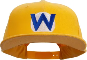 e4Hats.com Mario Luigi Wario Waluigi Symbol Embroidered 6 Panel High Profile Structured Snapback