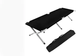 Elevated Camping Cot - Portable and Lightweight Sleeping Bed for Outdoor Travel